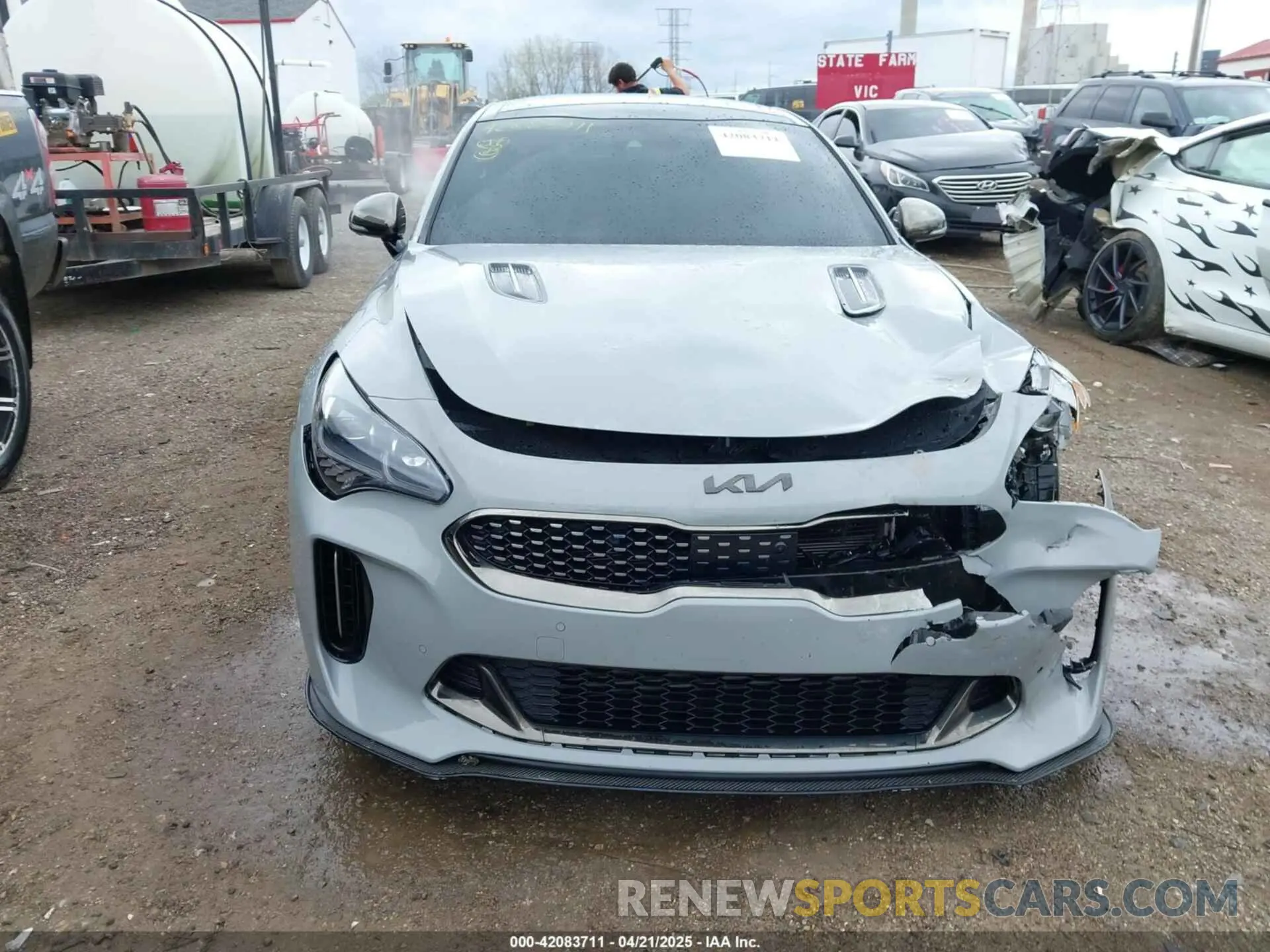 12 Photograph of a damaged car KNAE55LC0M6087845 KIA STINGER 2021