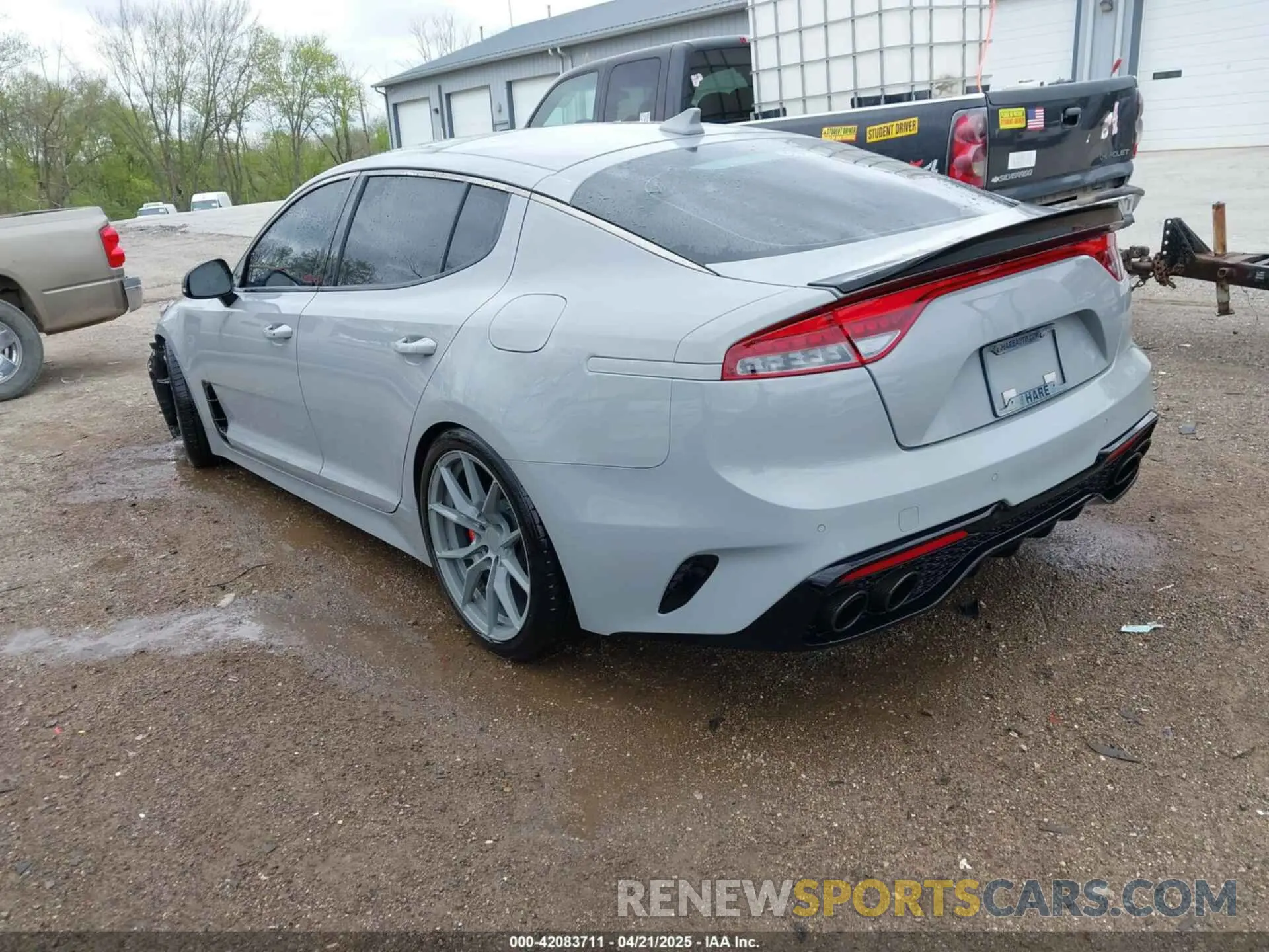 3 Photograph of a damaged car KNAE55LC0M6087845 KIA STINGER 2021