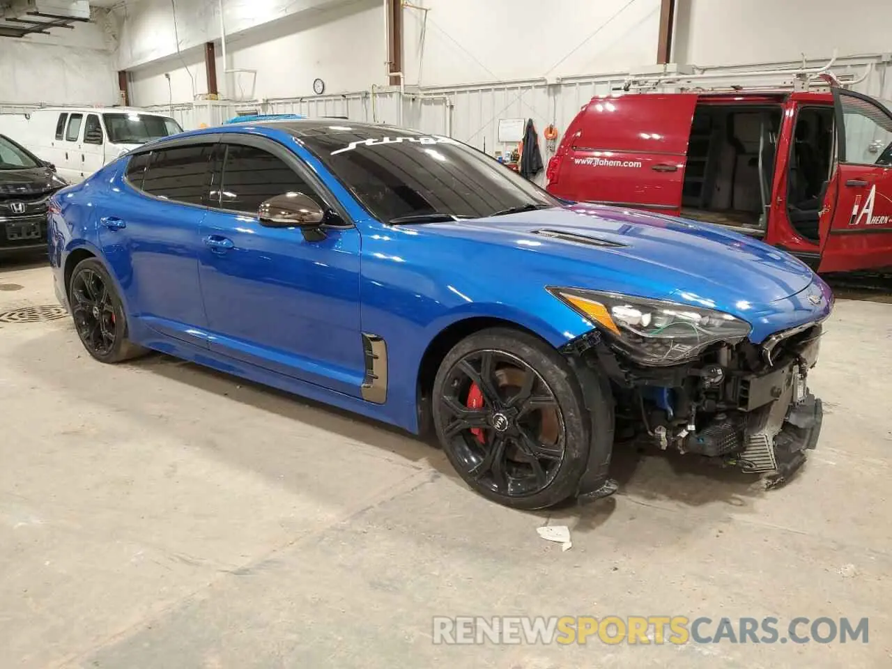 4 Photograph of a damaged car KNAE55LC2M6089564 KIA STINGER 2021