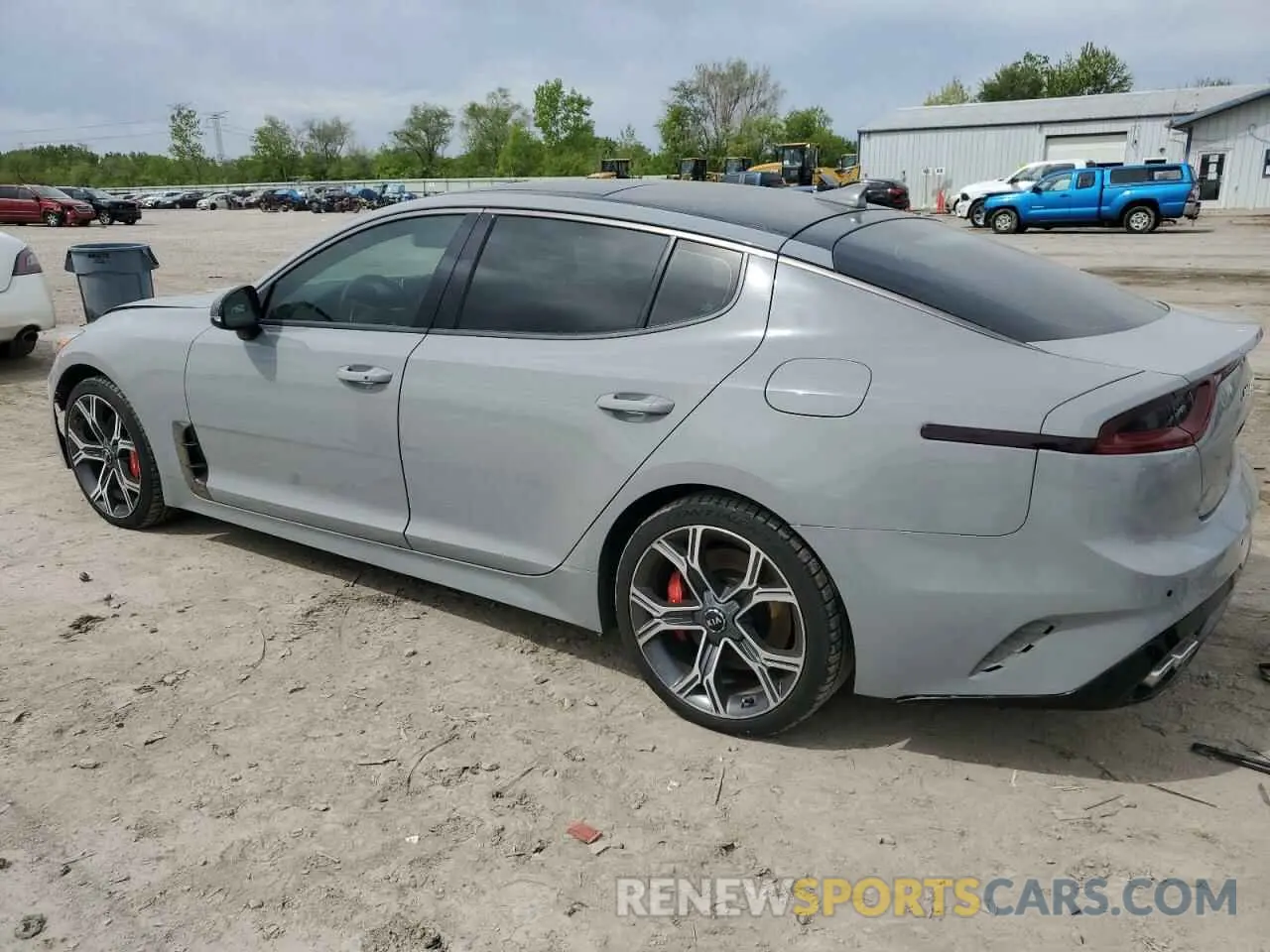 2 Photograph of a damaged car KNAE55LC5M6090966 KIA STINGER 2021