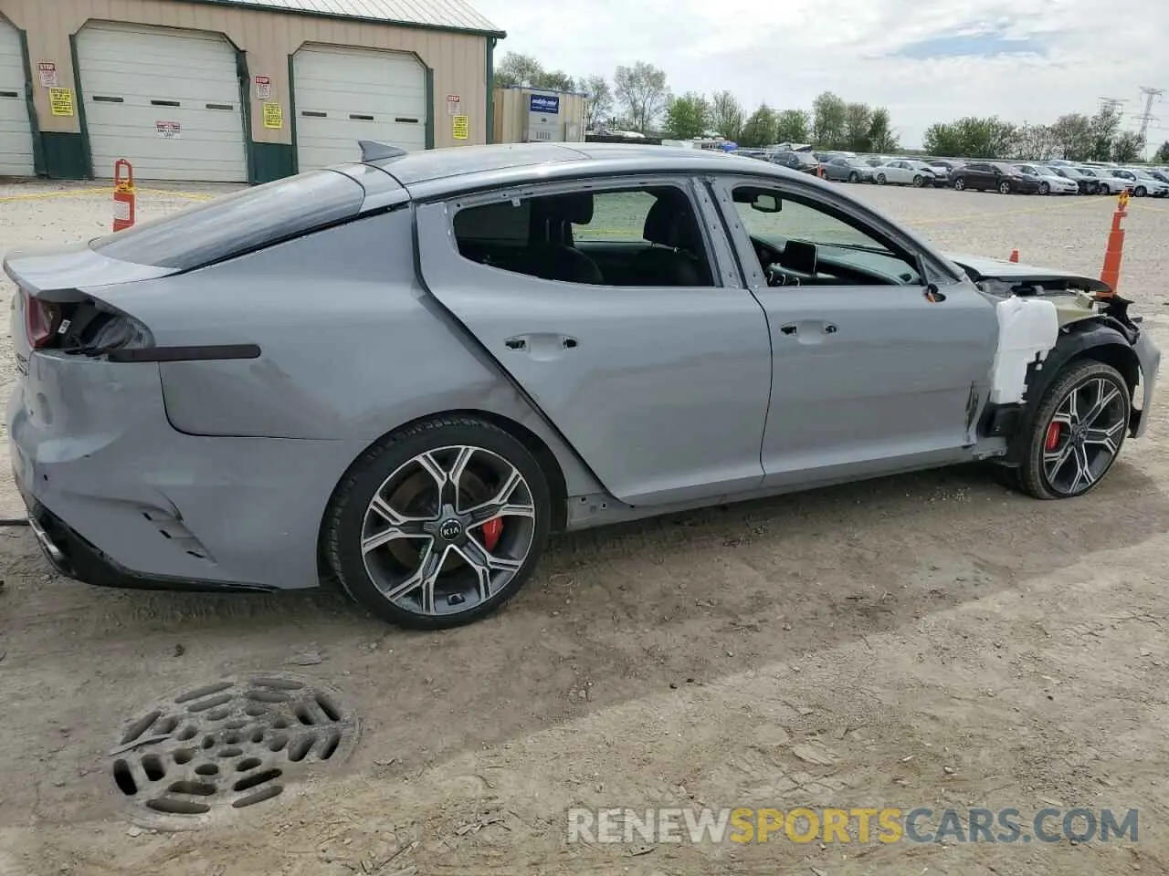 3 Photograph of a damaged car KNAE55LC5M6090966 KIA STINGER 2021