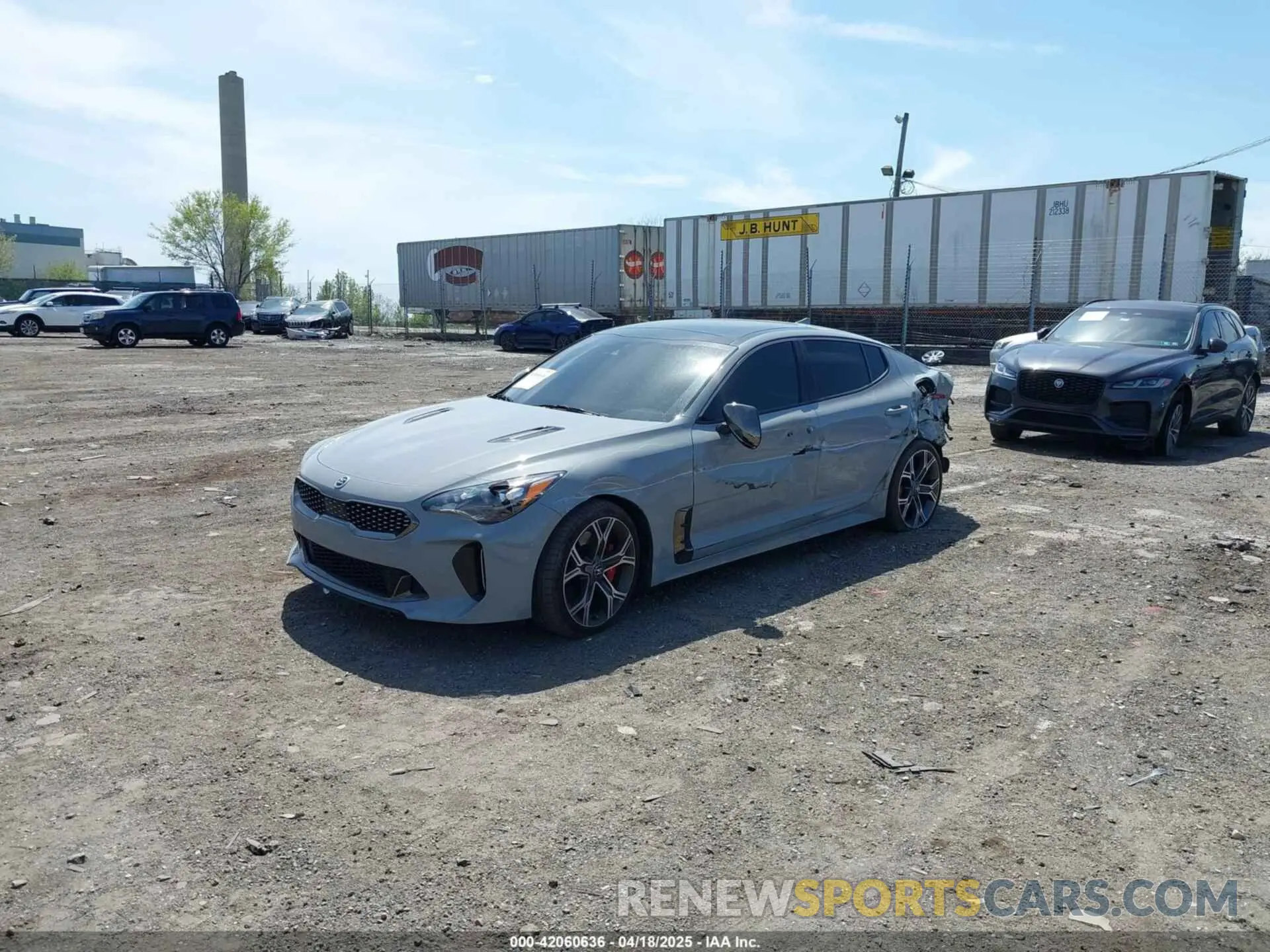 2 Photograph of a damaged car KNAE55LC5M6097786 KIA STINGER 2021