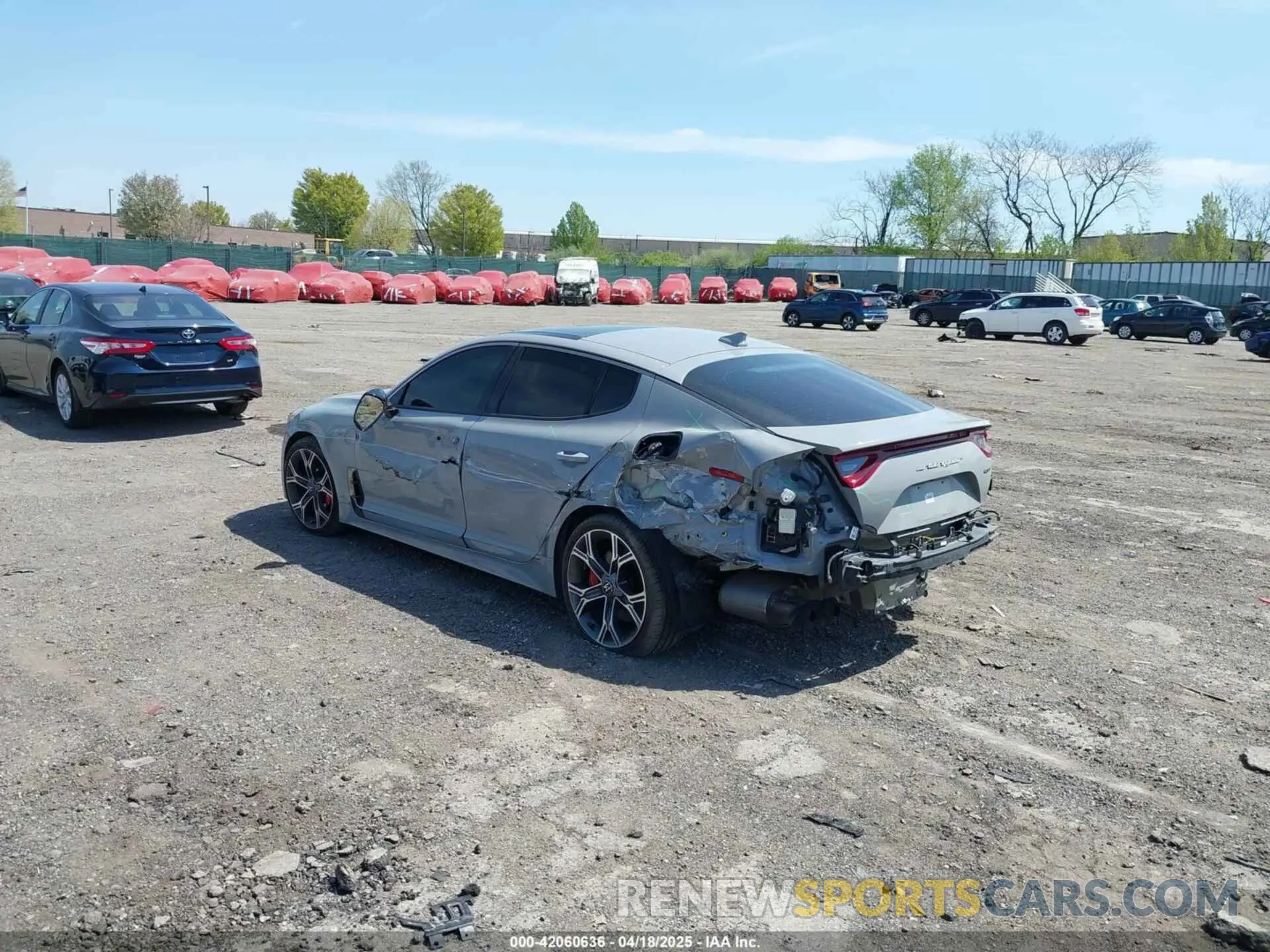 3 Photograph of a damaged car KNAE55LC5M6097786 KIA STINGER 2021