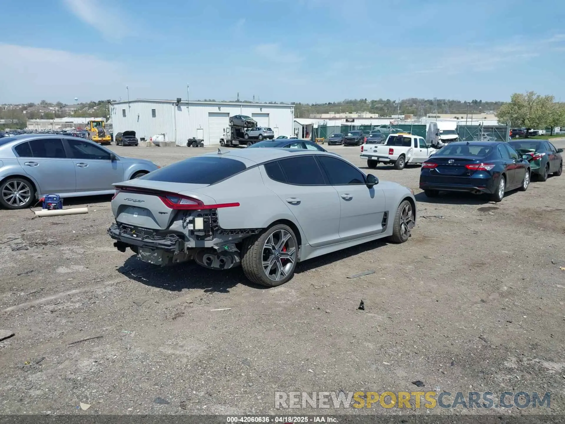 4 Photograph of a damaged car KNAE55LC5M6097786 KIA STINGER 2021