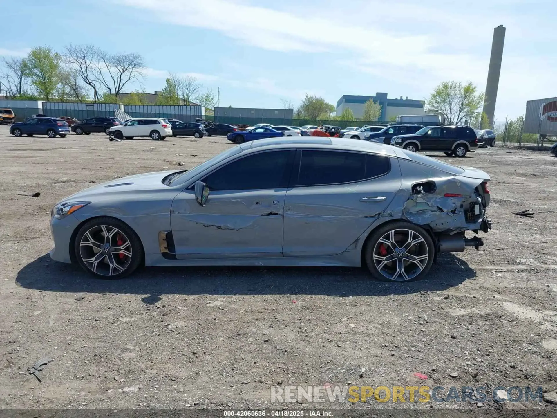 6 Photograph of a damaged car KNAE55LC5M6097786 KIA STINGER 2021