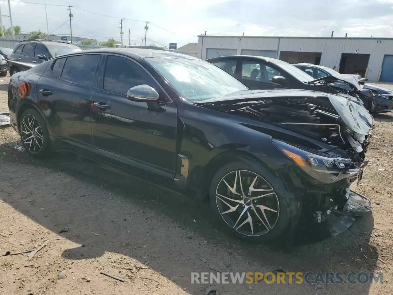 4 Photograph of a damaged car KNAE35LD0N6116275 KIA STINGER 2022