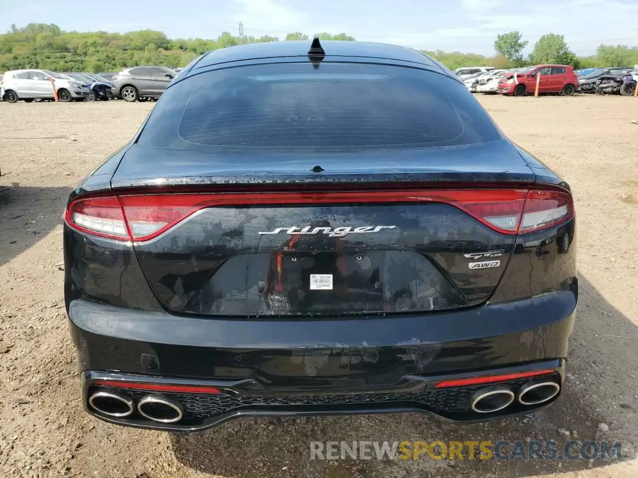 6 Photograph of a damaged car KNAE35LD0N6116275 KIA STINGER 2022