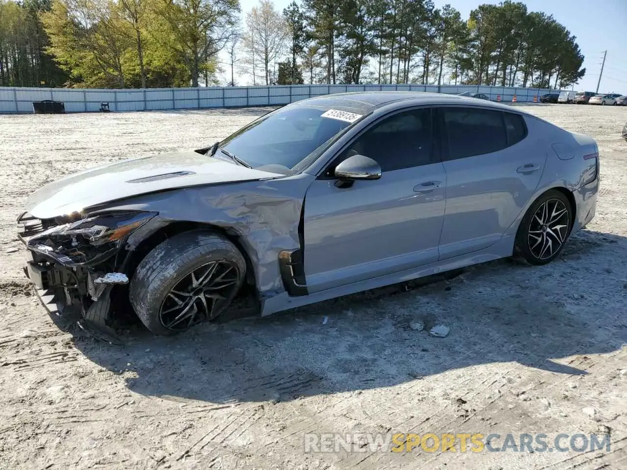 1 Photograph of a damaged car KNAE35LD0N6116390 KIA STINGER 2022