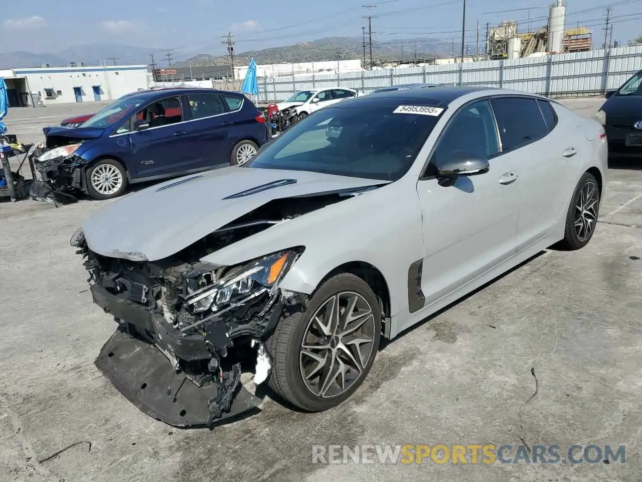 1 Photograph of a damaged car KNAE35LD0N6116762 KIA STINGER 2022