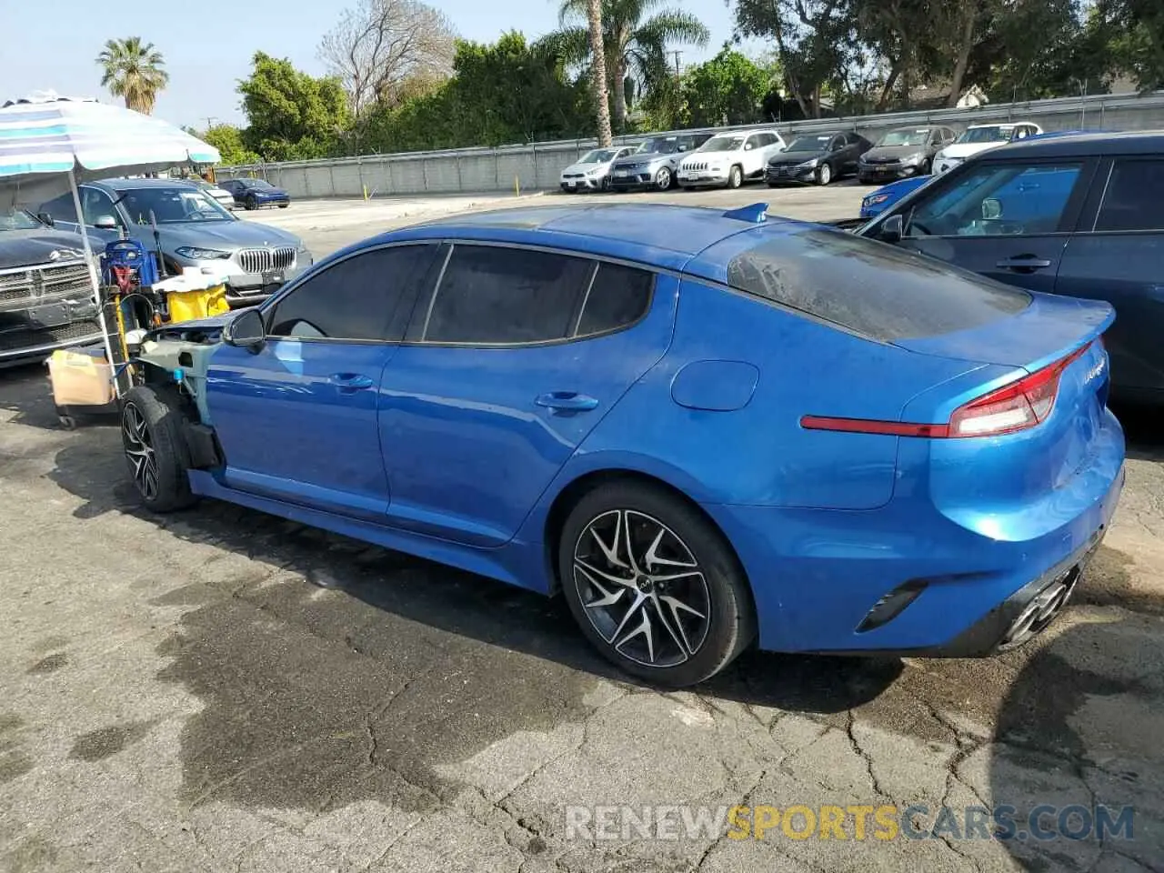 2 Photograph of a damaged car KNAE35LD2N6106184 KIA STINGER 2022