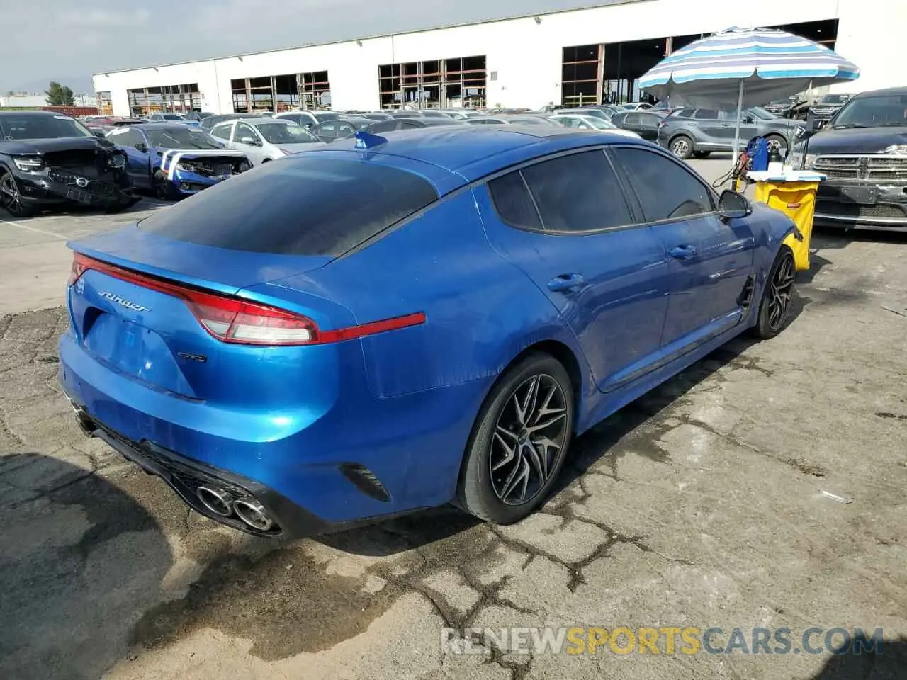 3 Photograph of a damaged car KNAE35LD2N6106184 KIA STINGER 2022