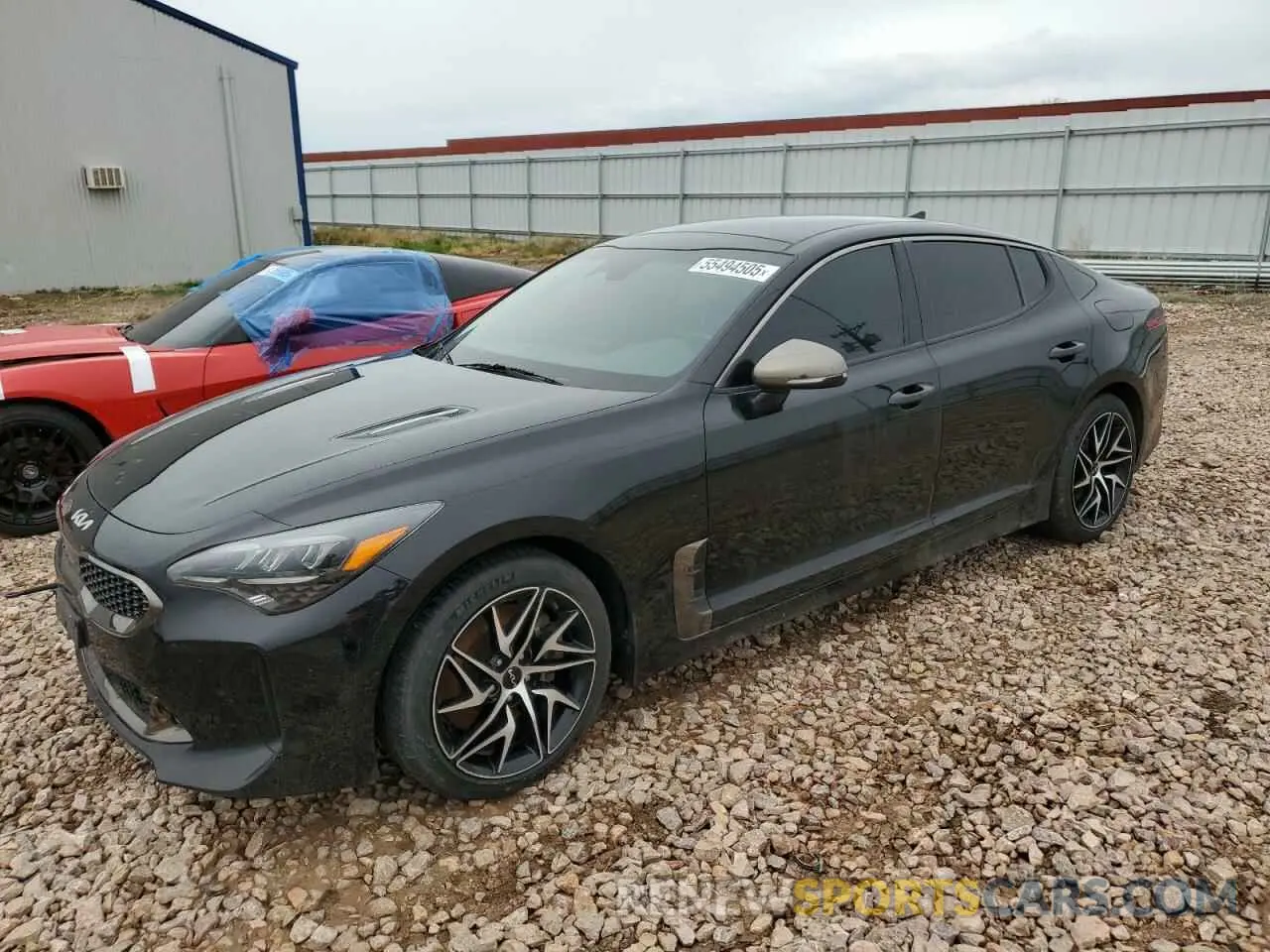 1 Photograph of a damaged car KNAE35LD3N6110325 KIA STINGER 2022
