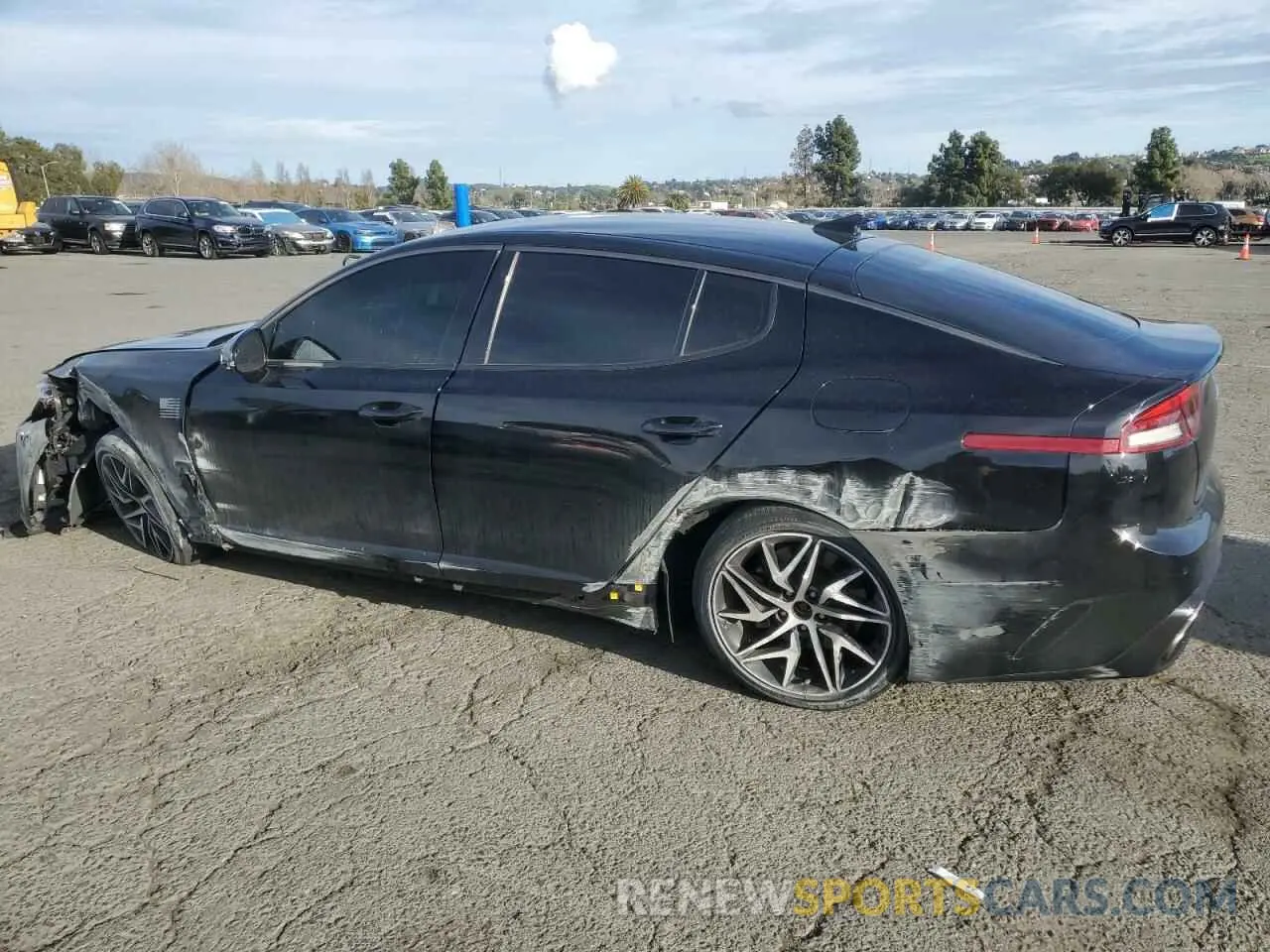 2 Photograph of a damaged car KNAE35LD4N6113511 KIA STINGER 2022