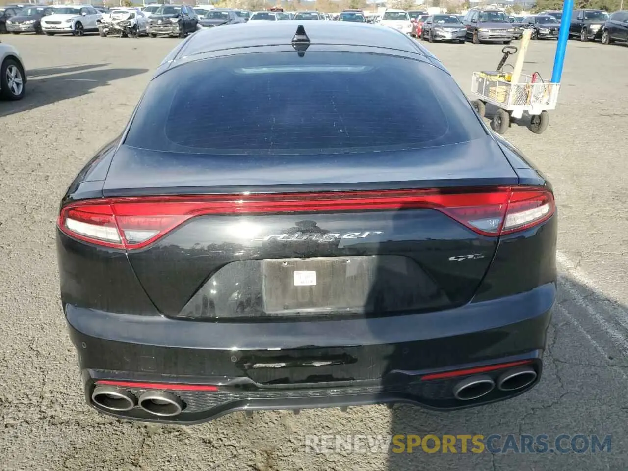 6 Photograph of a damaged car KNAE35LD4N6113511 KIA STINGER 2022