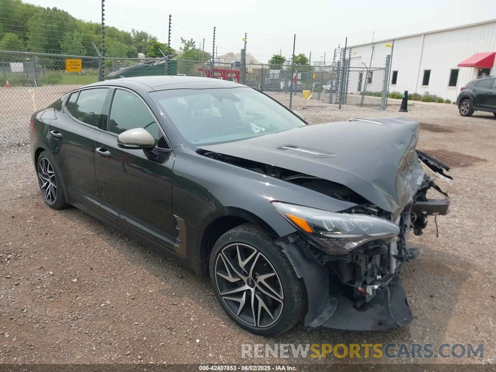 1 Photograph of a damaged car KNAE35LD5N6110326 KIA STINGER 2022