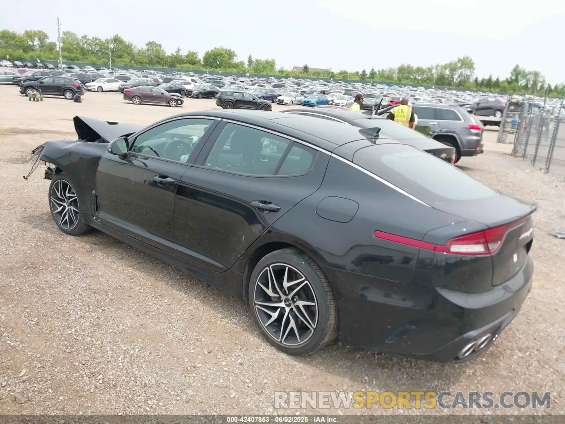 3 Photograph of a damaged car KNAE35LD5N6110326 KIA STINGER 2022