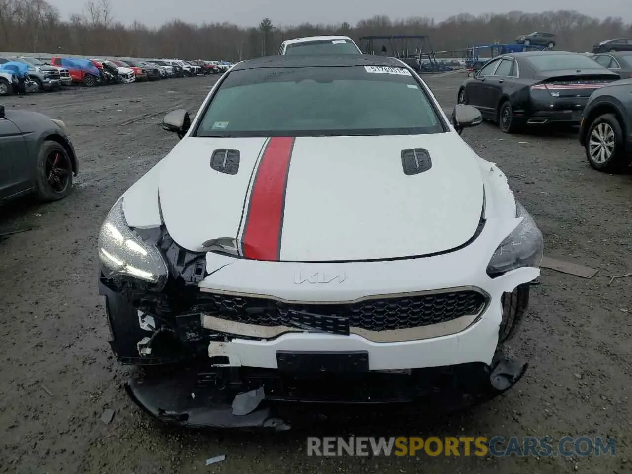 5 Photograph of a damaged car KNAE35LD6N6101327 KIA STINGER 2022