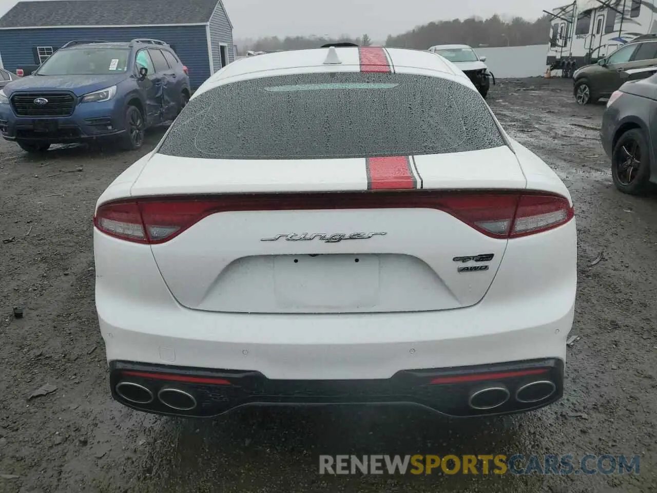 6 Photograph of a damaged car KNAE35LD6N6101327 KIA STINGER 2022