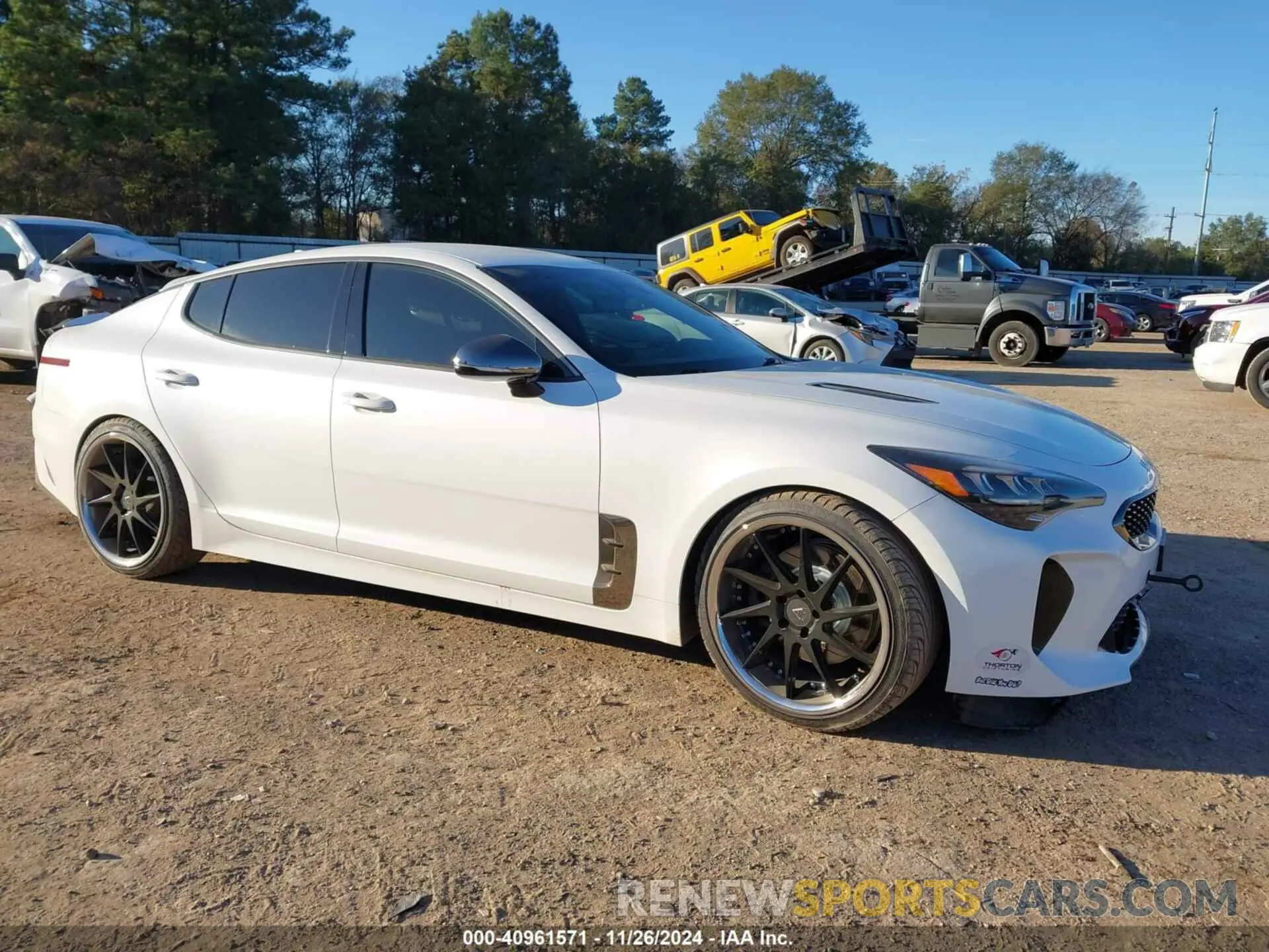1 Photograph of a damaged car KNAE35LD6N6104003 KIA STINGER 2022
