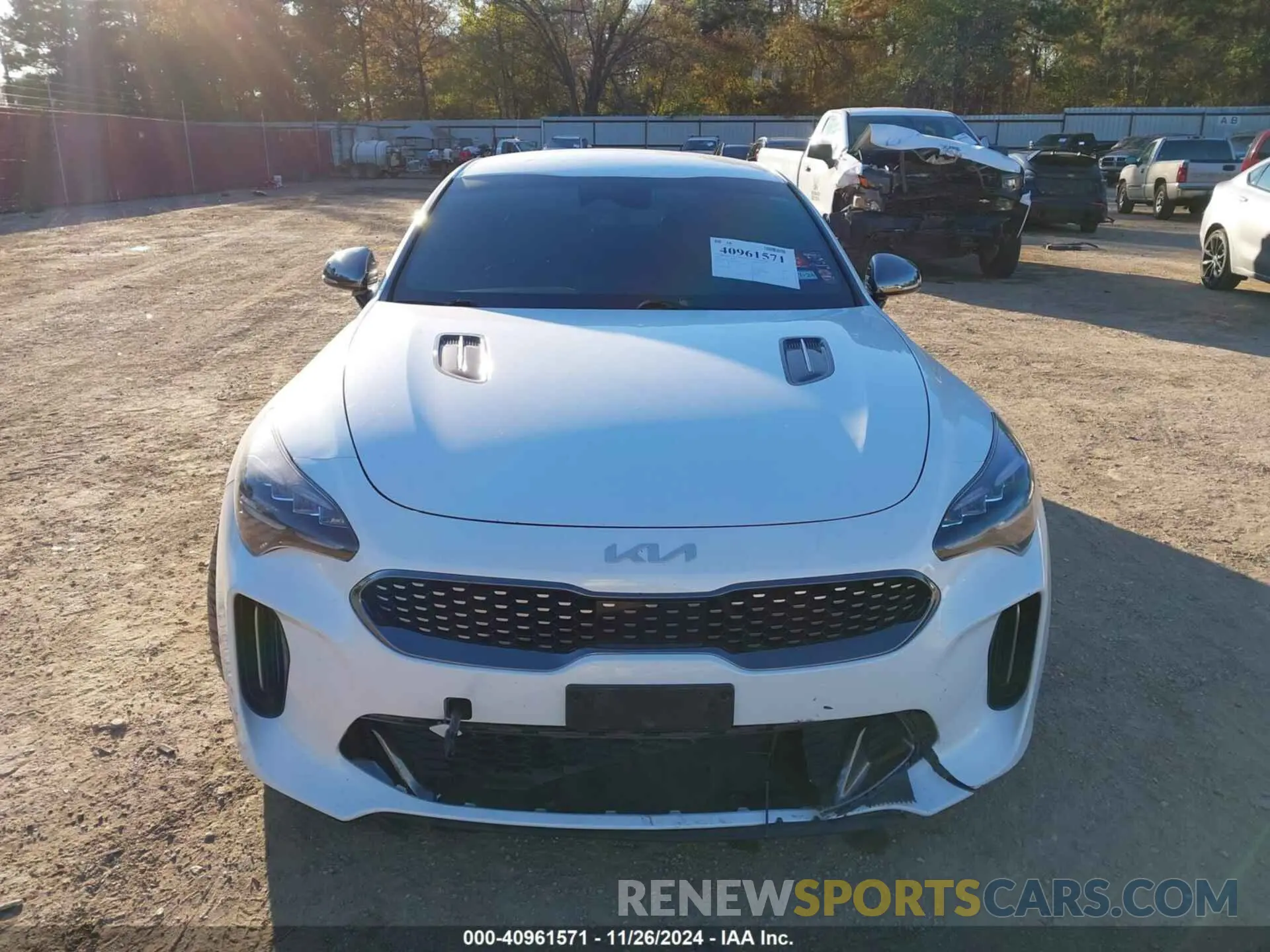 6 Photograph of a damaged car KNAE35LD6N6104003 KIA STINGER 2022