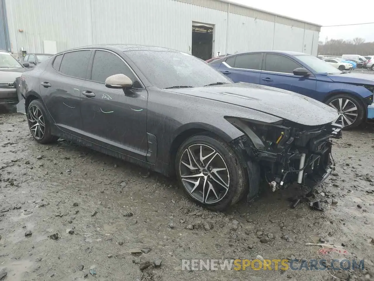 4 Photograph of a damaged car KNAE35LD6N6110223 KIA STINGER 2022