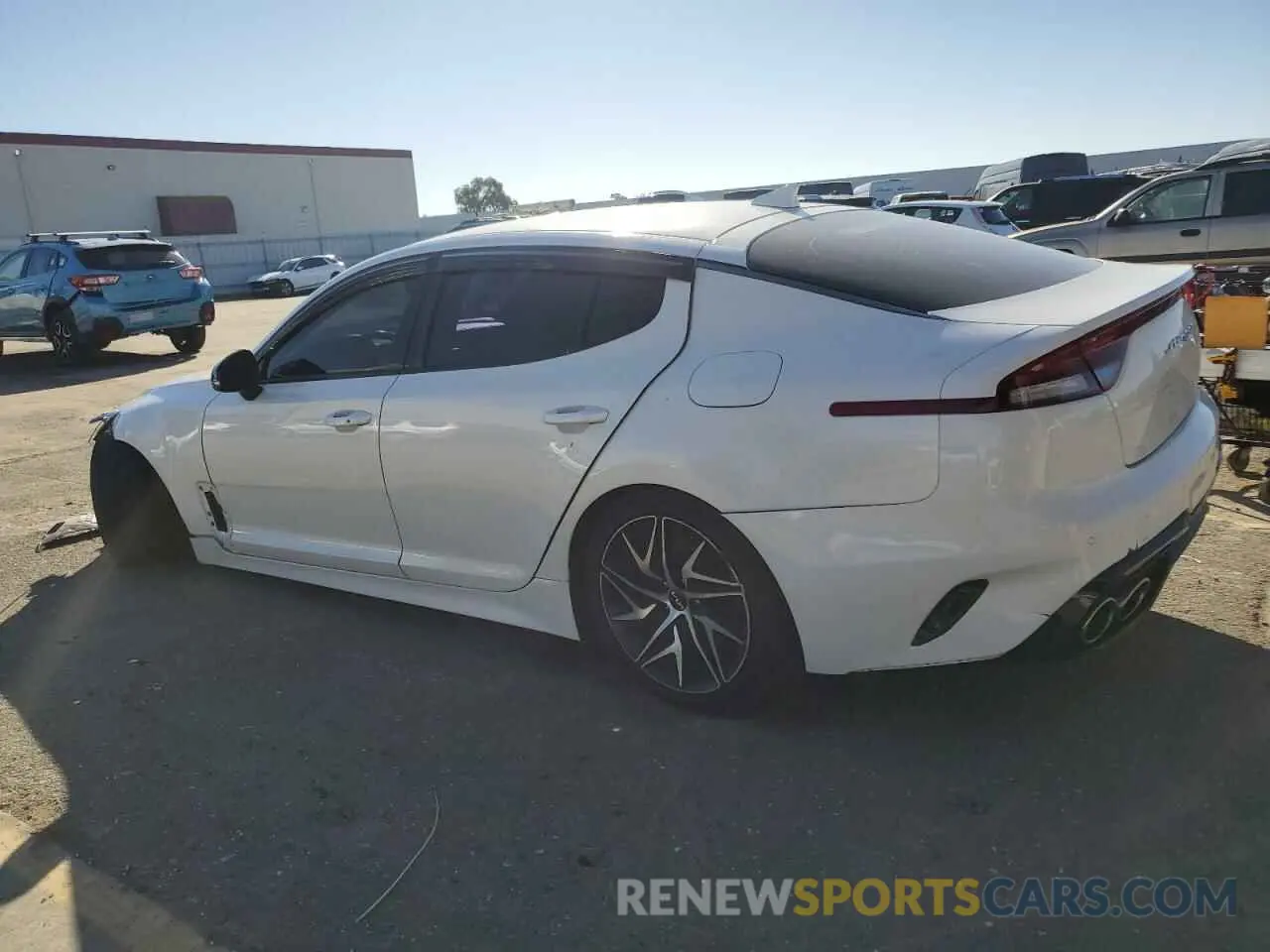 2 Photograph of a damaged car KNAE35LD9N6107686 KIA STINGER 2022
