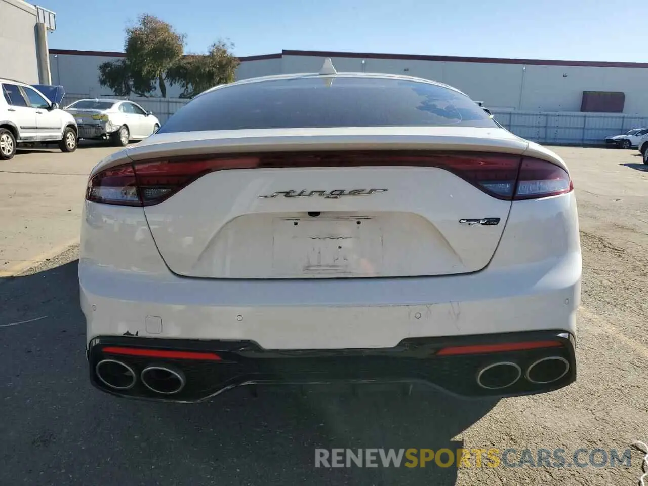 6 Photograph of a damaged car KNAE35LD9N6107686 KIA STINGER 2022