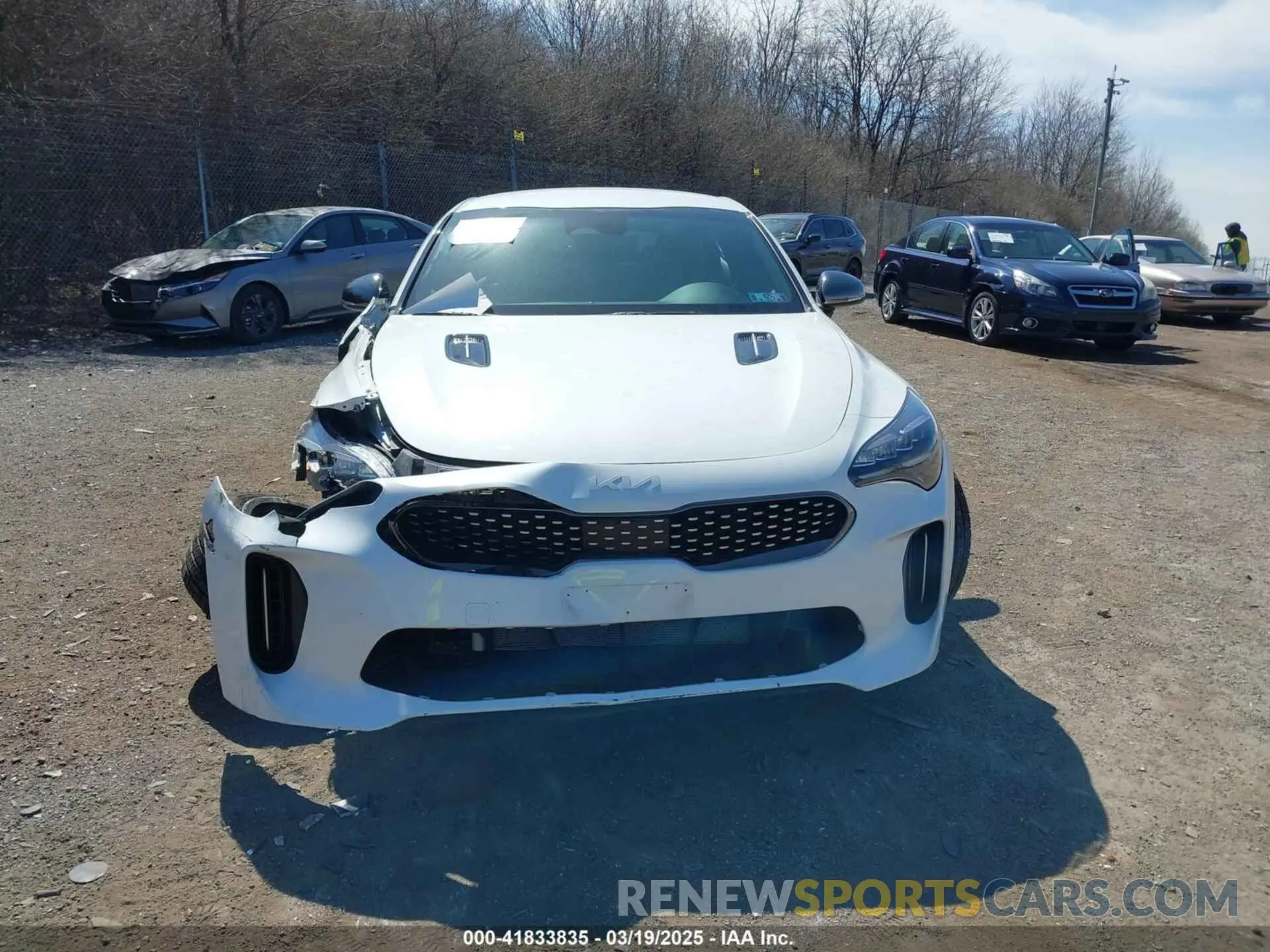 13 Photograph of a damaged car KNAE35LD9N6116078 KIA STINGER 2022
