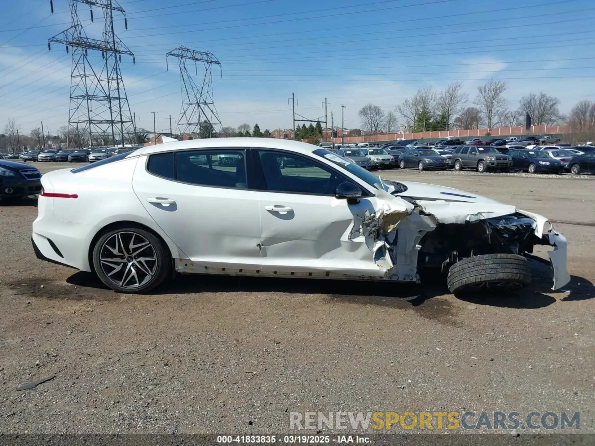14 Photograph of a damaged car KNAE35LD9N6116078 KIA STINGER 2022