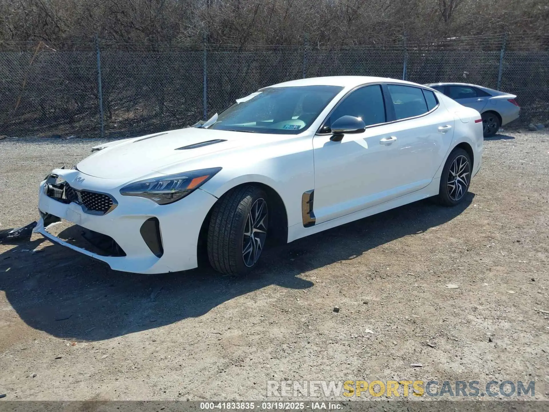 2 Photograph of a damaged car KNAE35LD9N6116078 KIA STINGER 2022