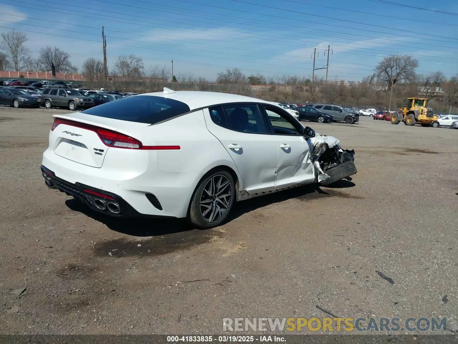 4 Photograph of a damaged car KNAE35LD9N6116078 KIA STINGER 2022