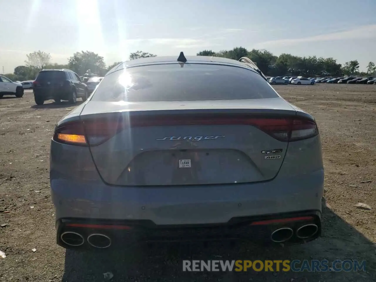 6 Photograph of a damaged car KNAE35LDXN6112668 KIA STINGER 2022