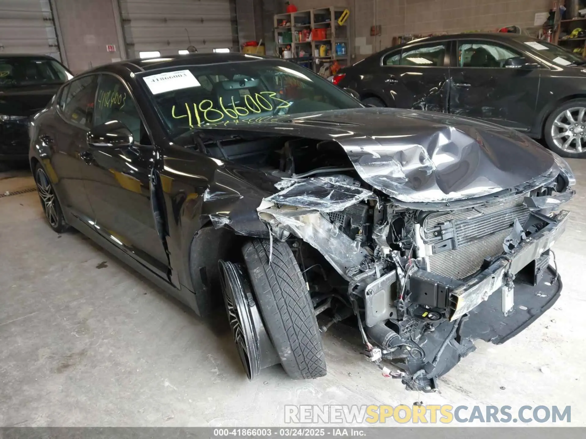 1 Photograph of a damaged car KNAE45LC2N6103659 KIA STINGER 2022