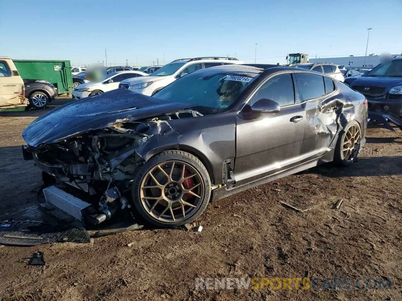 1 Photograph of a damaged car KNAE45LC5N6111691 KIA STINGER 2022