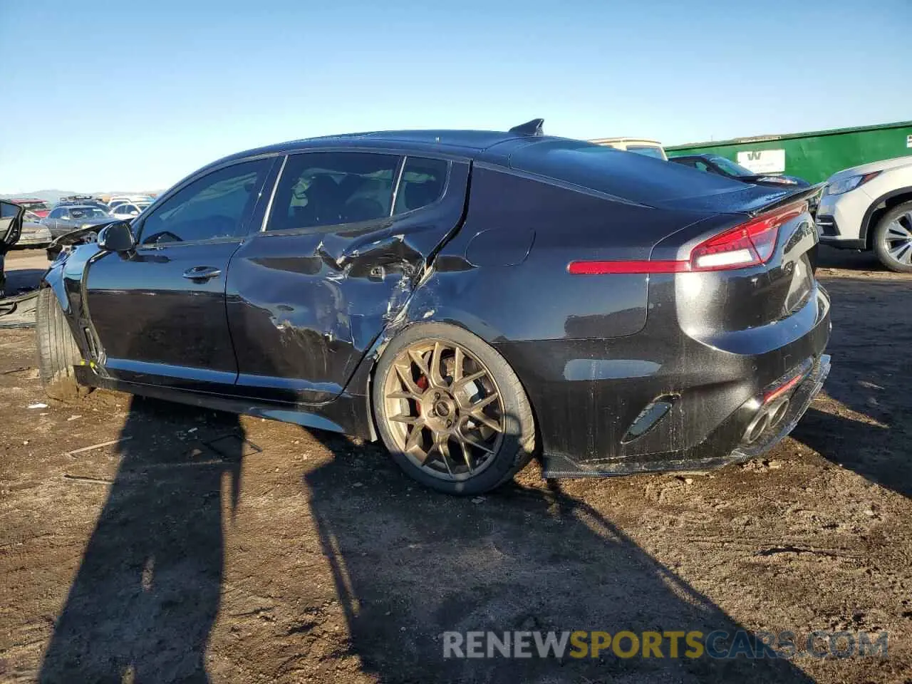 2 Photograph of a damaged car KNAE45LC5N6111691 KIA STINGER 2022