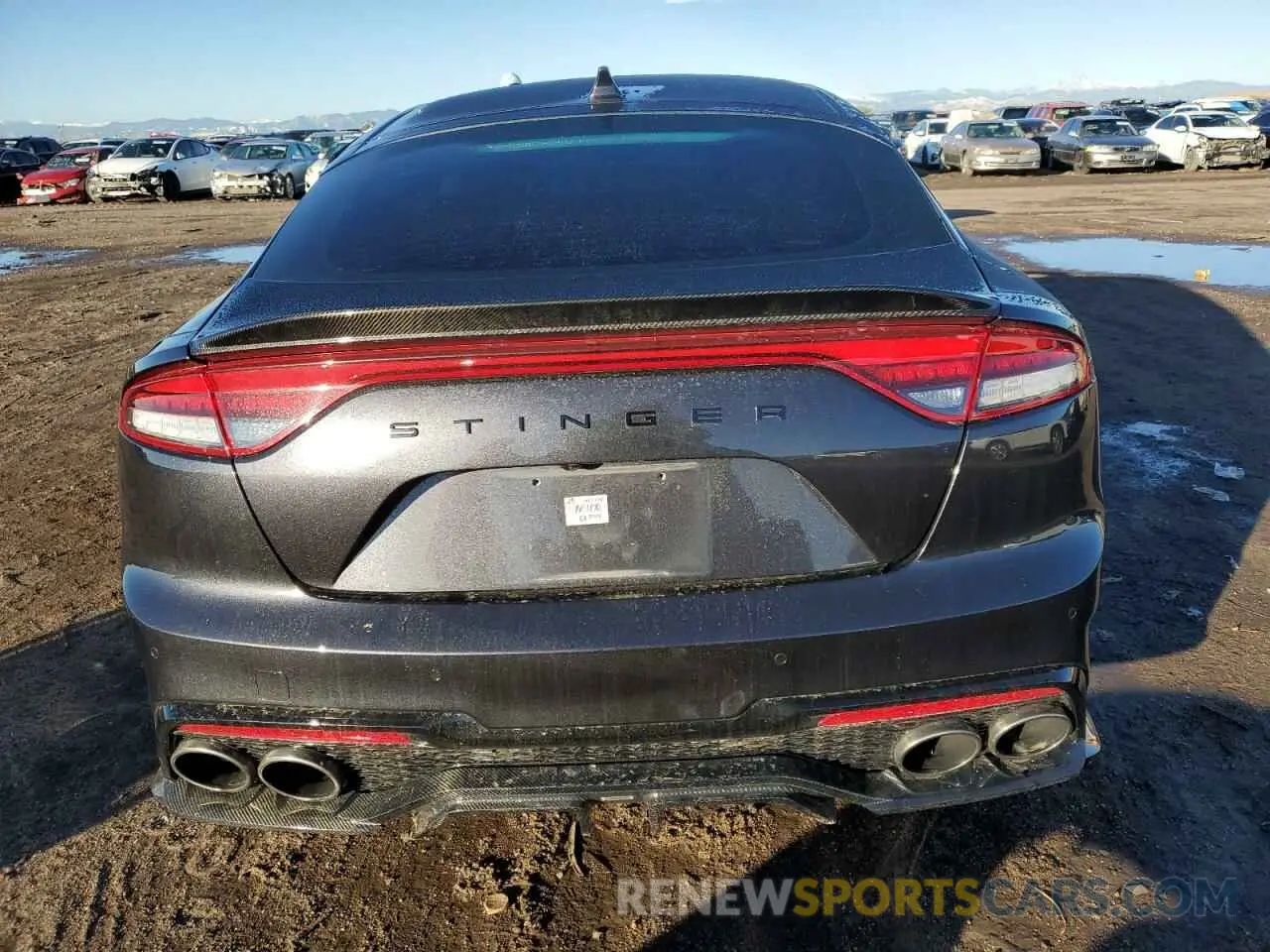 6 Photograph of a damaged car KNAE45LC5N6111691 KIA STINGER 2022