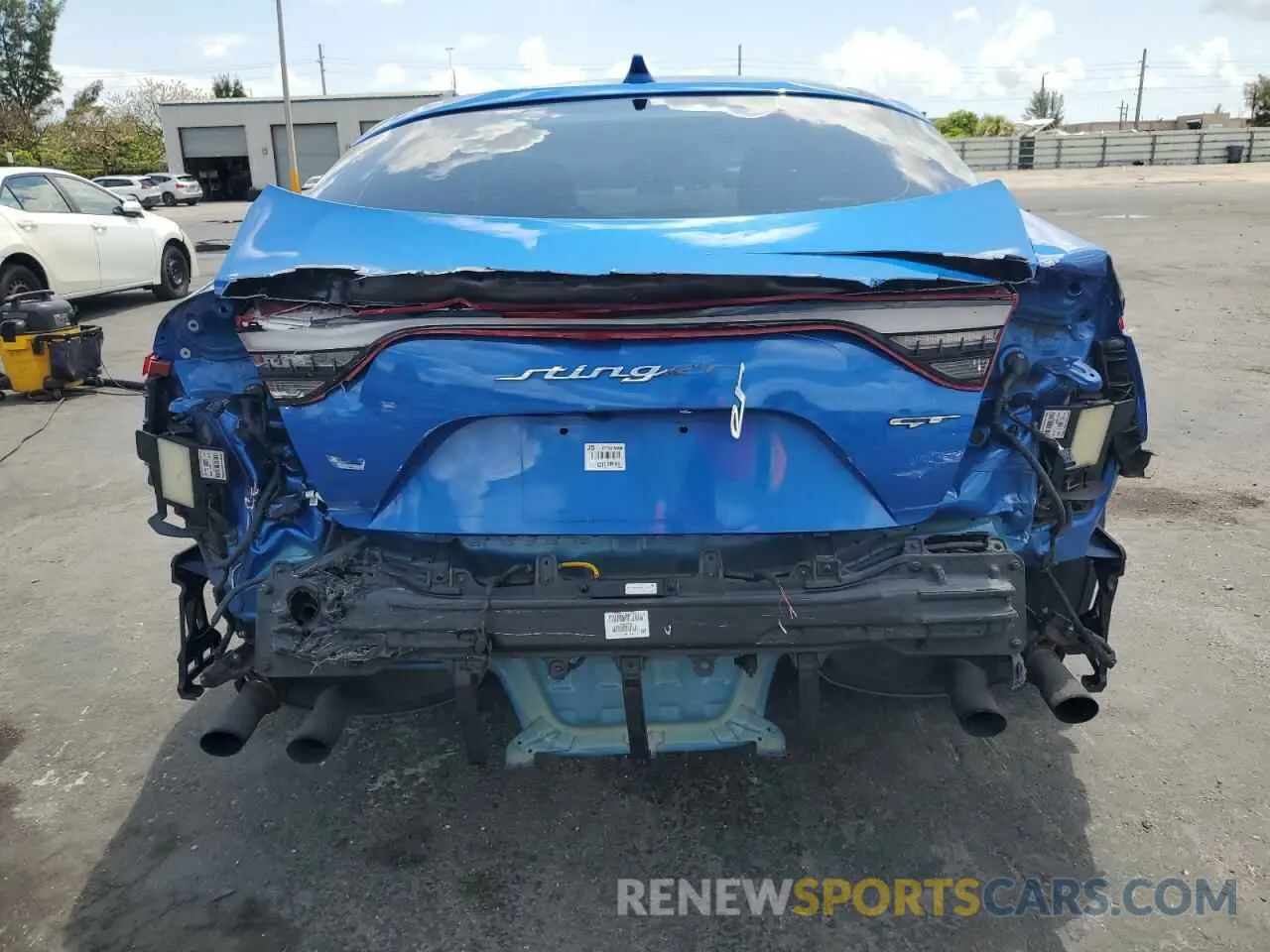 6 Photograph of a damaged car KNAE45LC7N6109179 KIA STINGER 2022