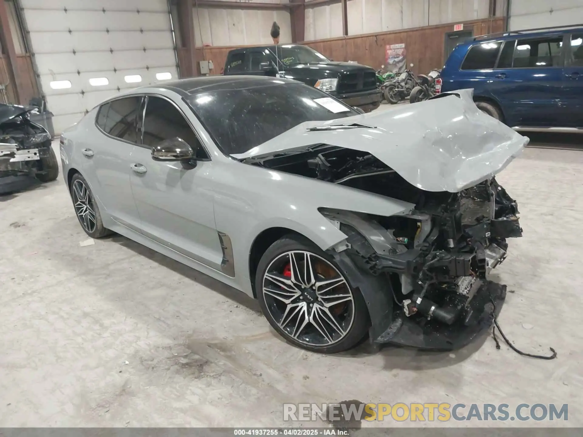 1 Photograph of a damaged car KNAE45LC9N6106302 KIA STINGER 2022