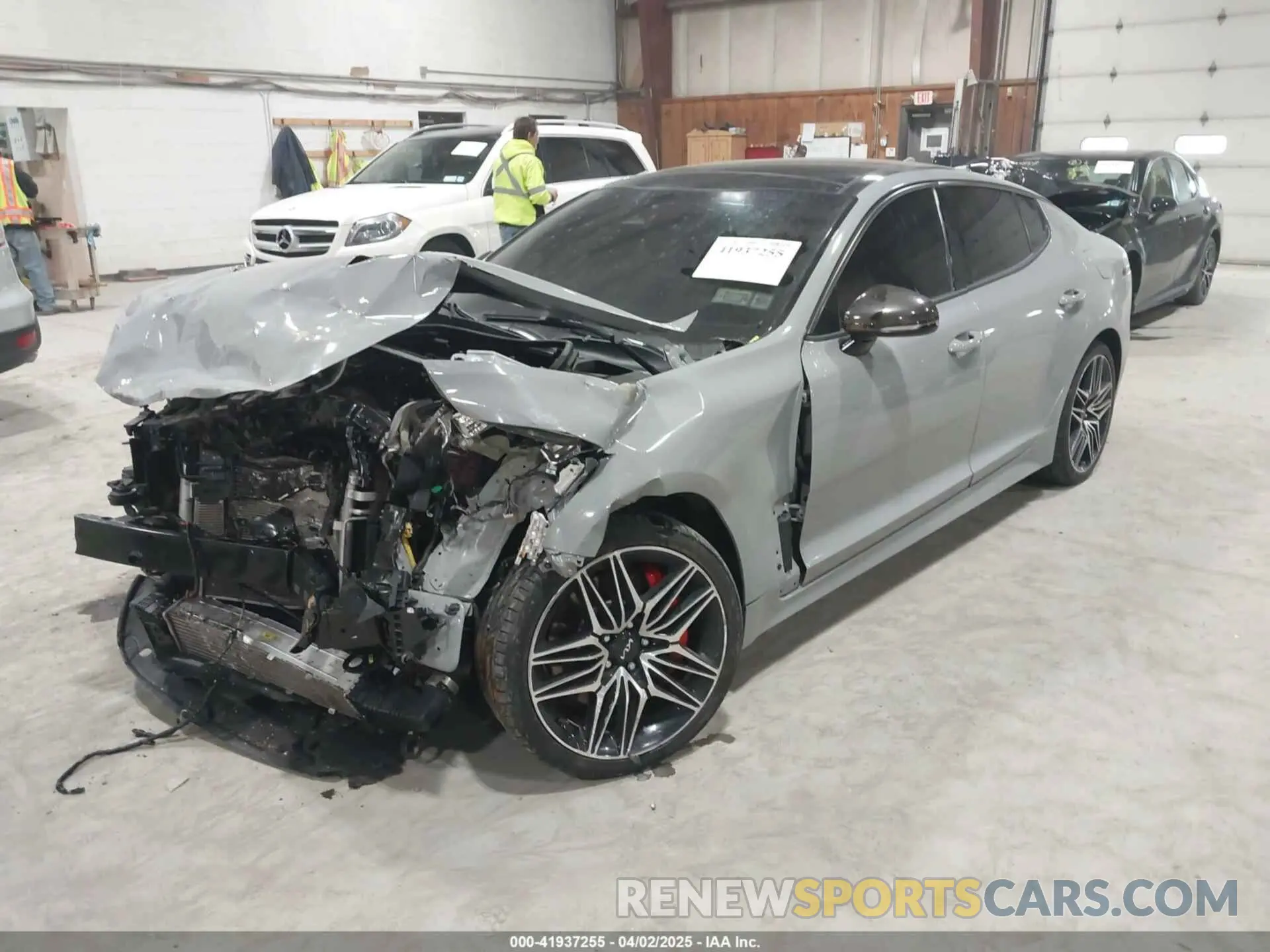 2 Photograph of a damaged car KNAE45LC9N6106302 KIA STINGER 2022