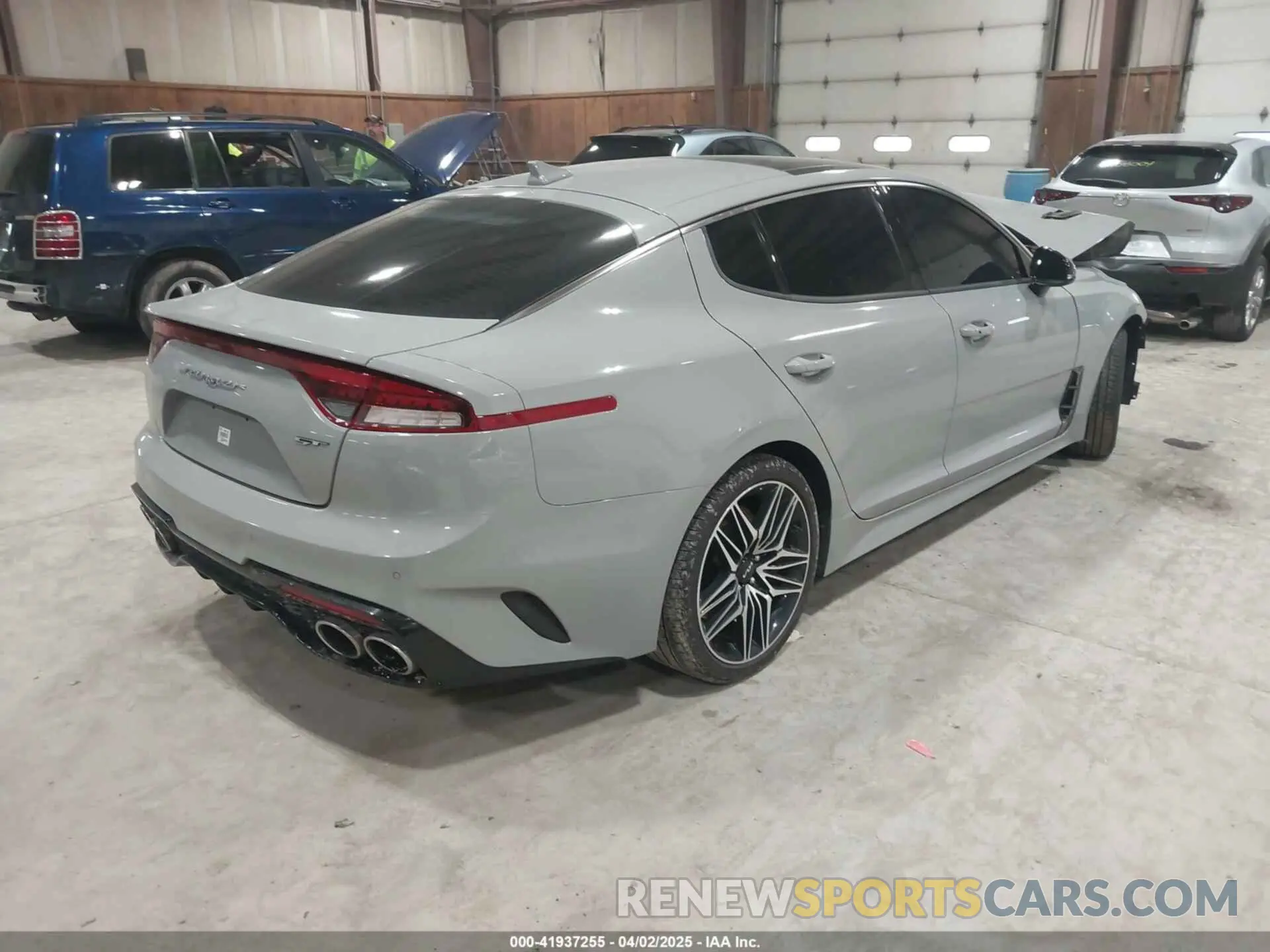 4 Photograph of a damaged car KNAE45LC9N6106302 KIA STINGER 2022