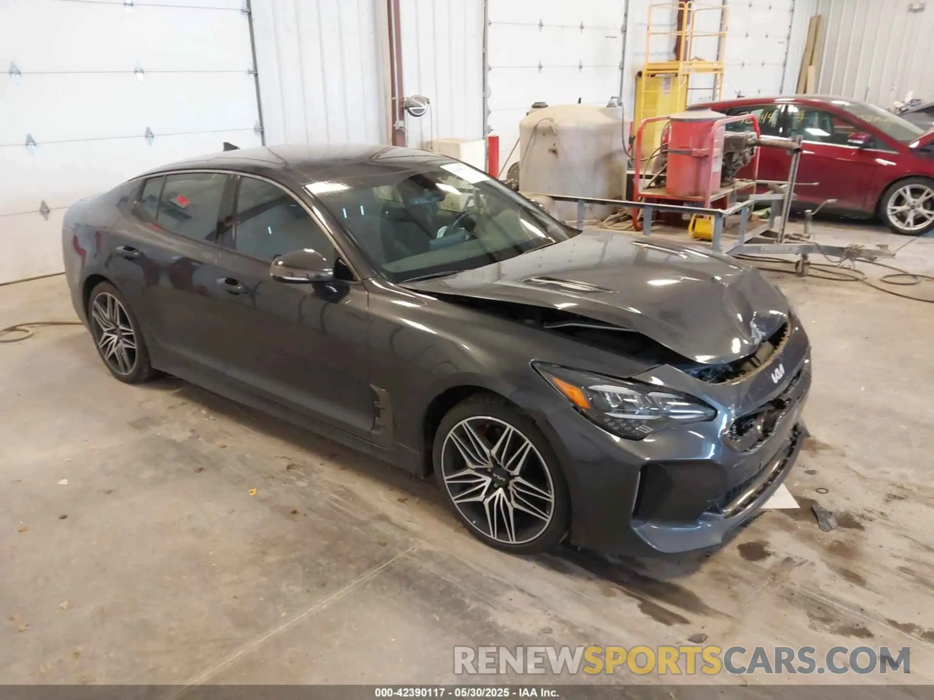 1 Photograph of a damaged car KNAE45LC9N6119471 KIA STINGER 2022