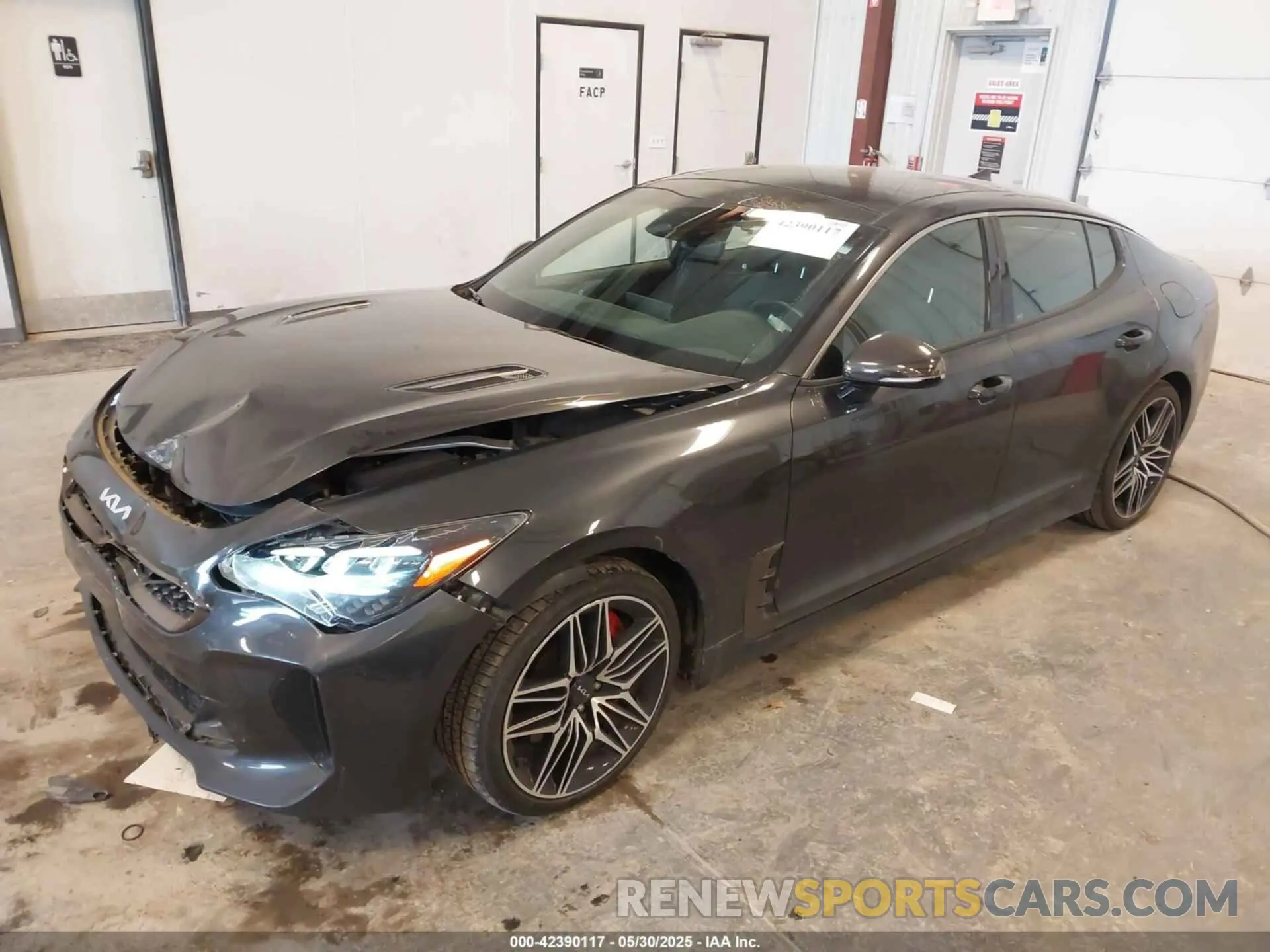 2 Photograph of a damaged car KNAE45LC9N6119471 KIA STINGER 2022