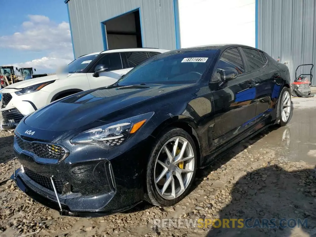 1 Photograph of a damaged car KNAE45LC9N6119485 KIA STINGER 2022