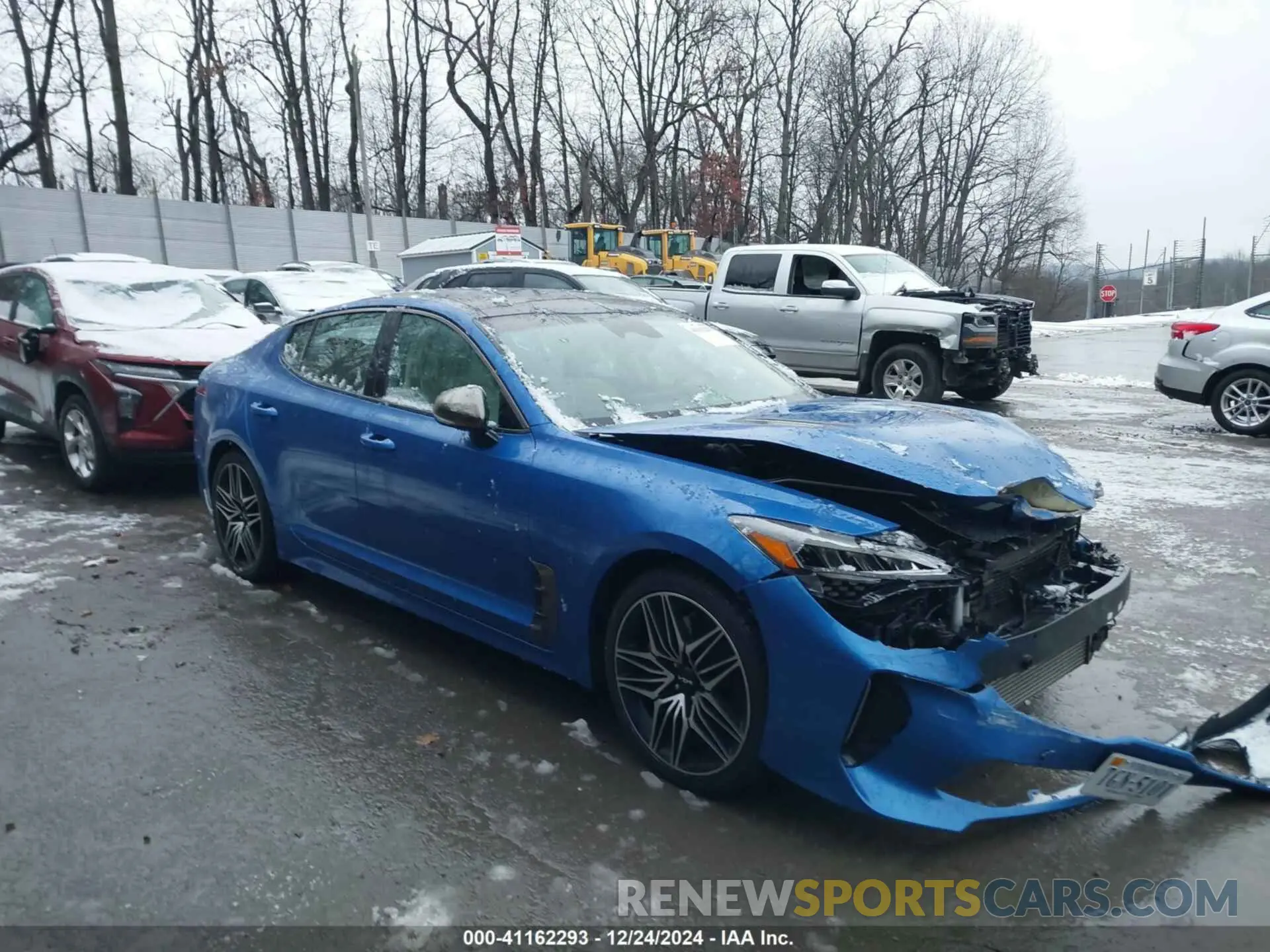 1 Photograph of a damaged car KNAE45LCXN6107958 KIA STINGER 2022