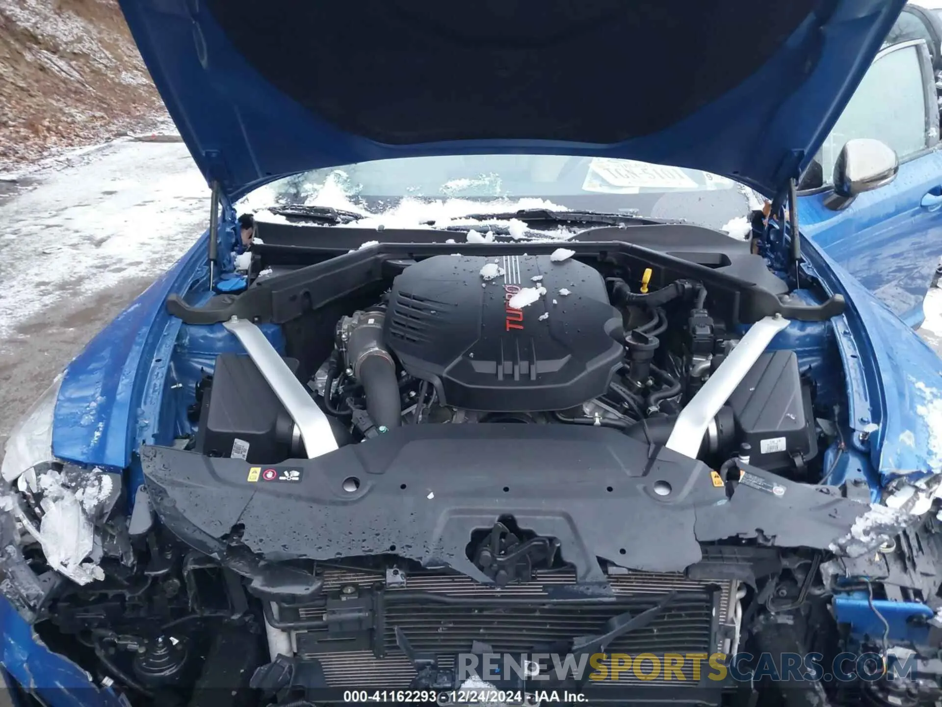 10 Photograph of a damaged car KNAE45LCXN6107958 KIA STINGER 2022