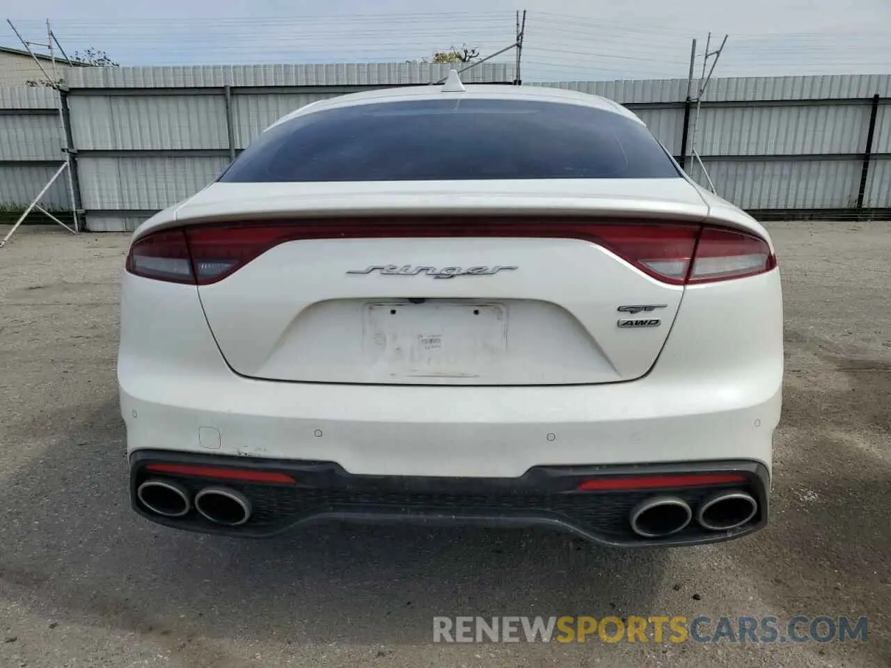 6 Photograph of a damaged car KNAE55LC2N6103688 KIA STINGER 2022