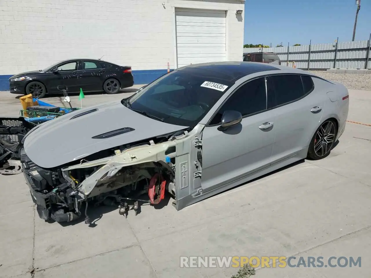 1 Photograph of a damaged car KNAE55LC5N6109811 KIA STINGER 2022