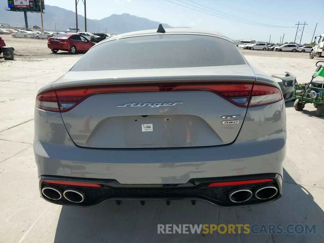 6 Photograph of a damaged car KNAE55LC5N6109811 KIA STINGER 2022