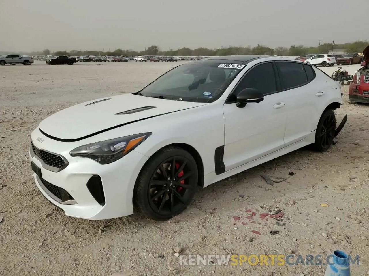 1 Photograph of a damaged car KNAE55LC6N6112636 KIA STINGER 2022