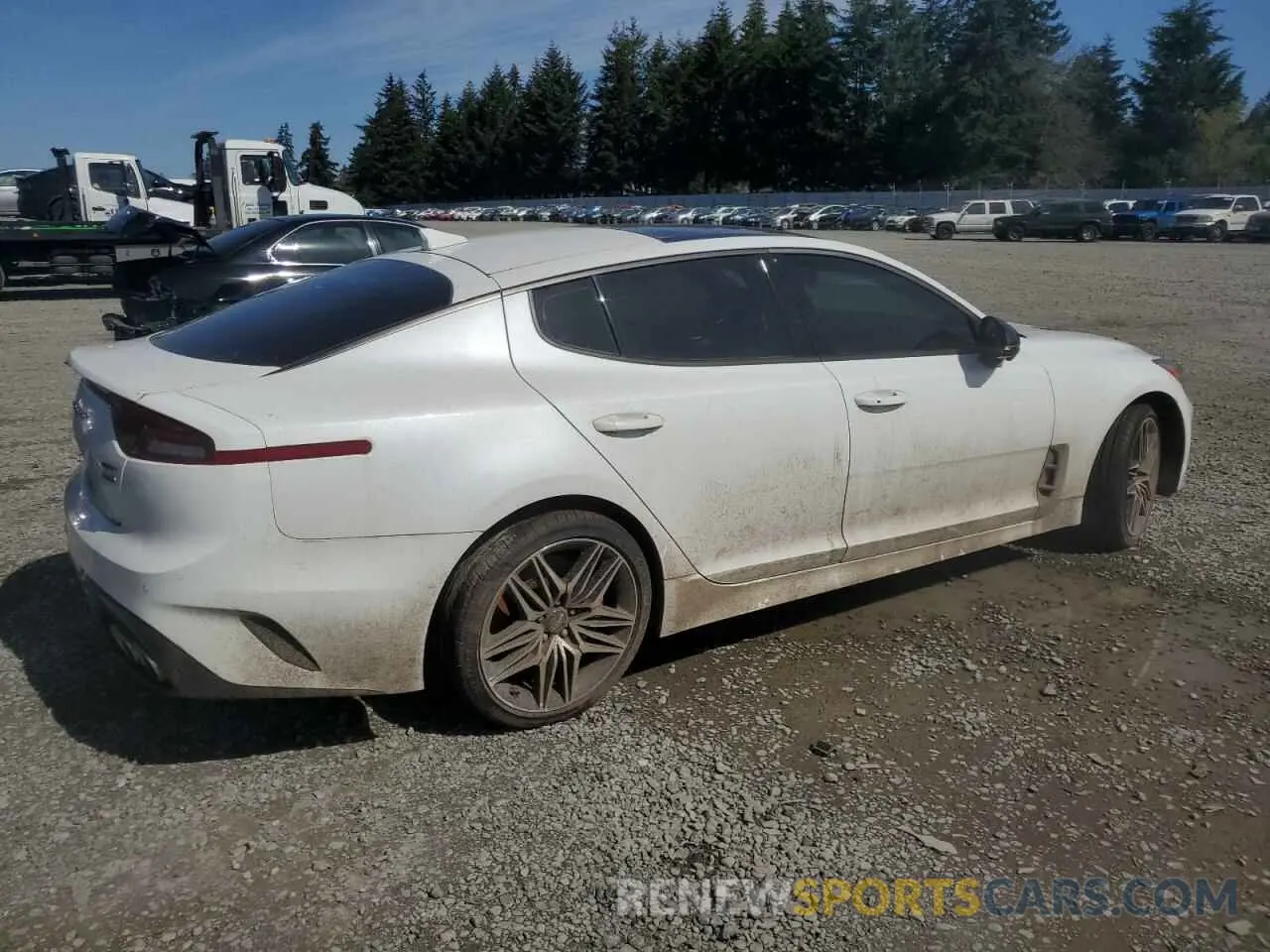 3 Photograph of a damaged car KNAE55LC6N6115780 KIA STINGER 2022